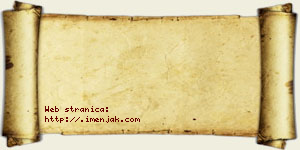 Mina Stojković vizit kartica